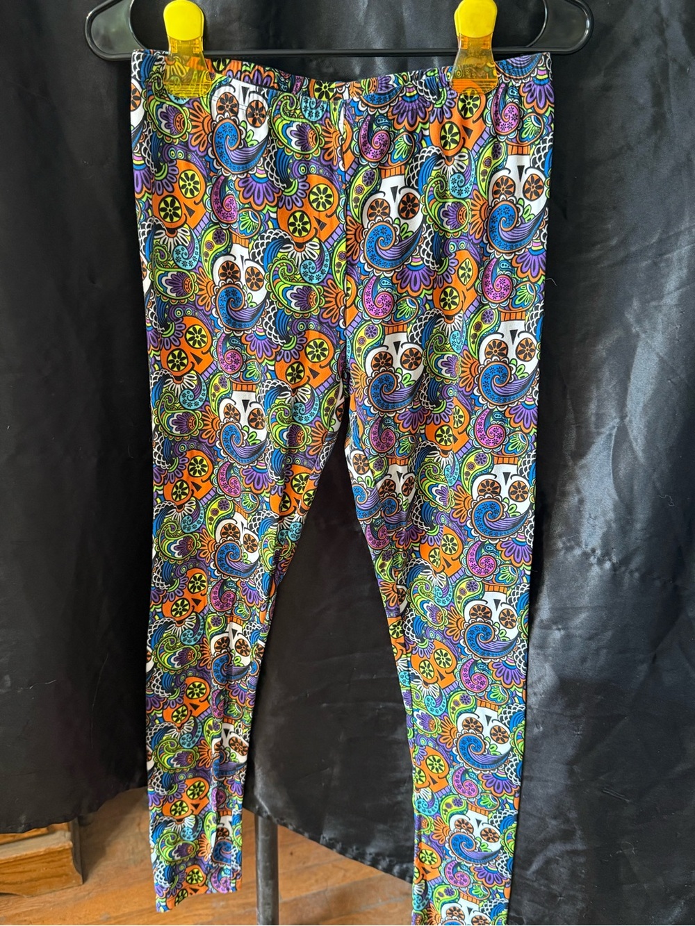 Colorful day of the dead Print Leggings
